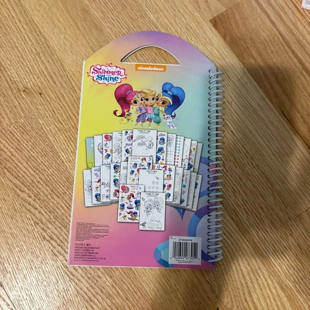 Nickelodean Shimmer and Shine Travel Book with Stickers NEW Genie